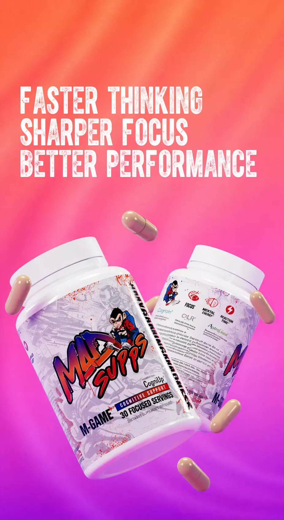 Mad Supps M-Game Banner